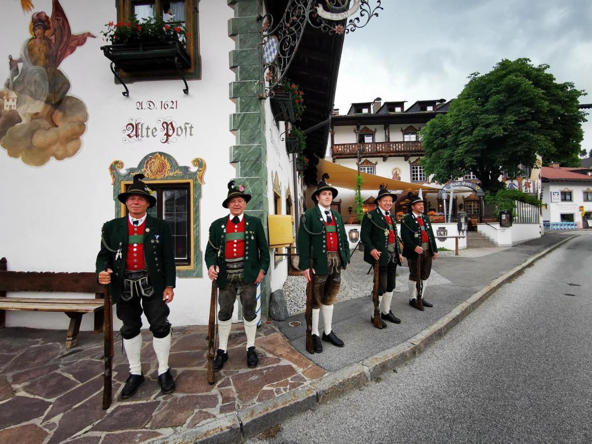 Gasthof & Hotel Zur Post Wallgau Luaran gambar